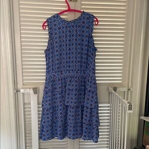 BR geometric floral Sleeveless Dress